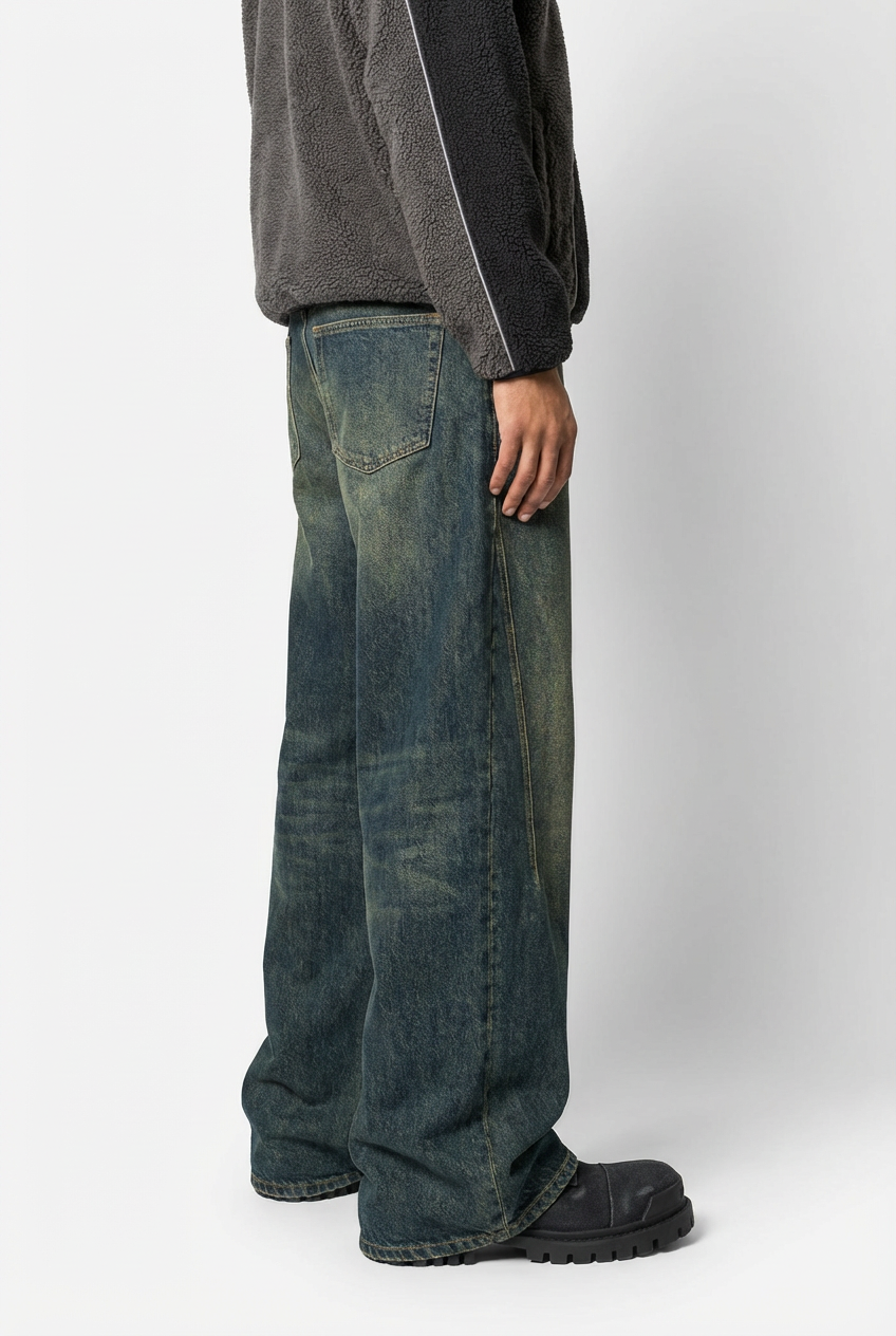 Faded Baggy Jeans