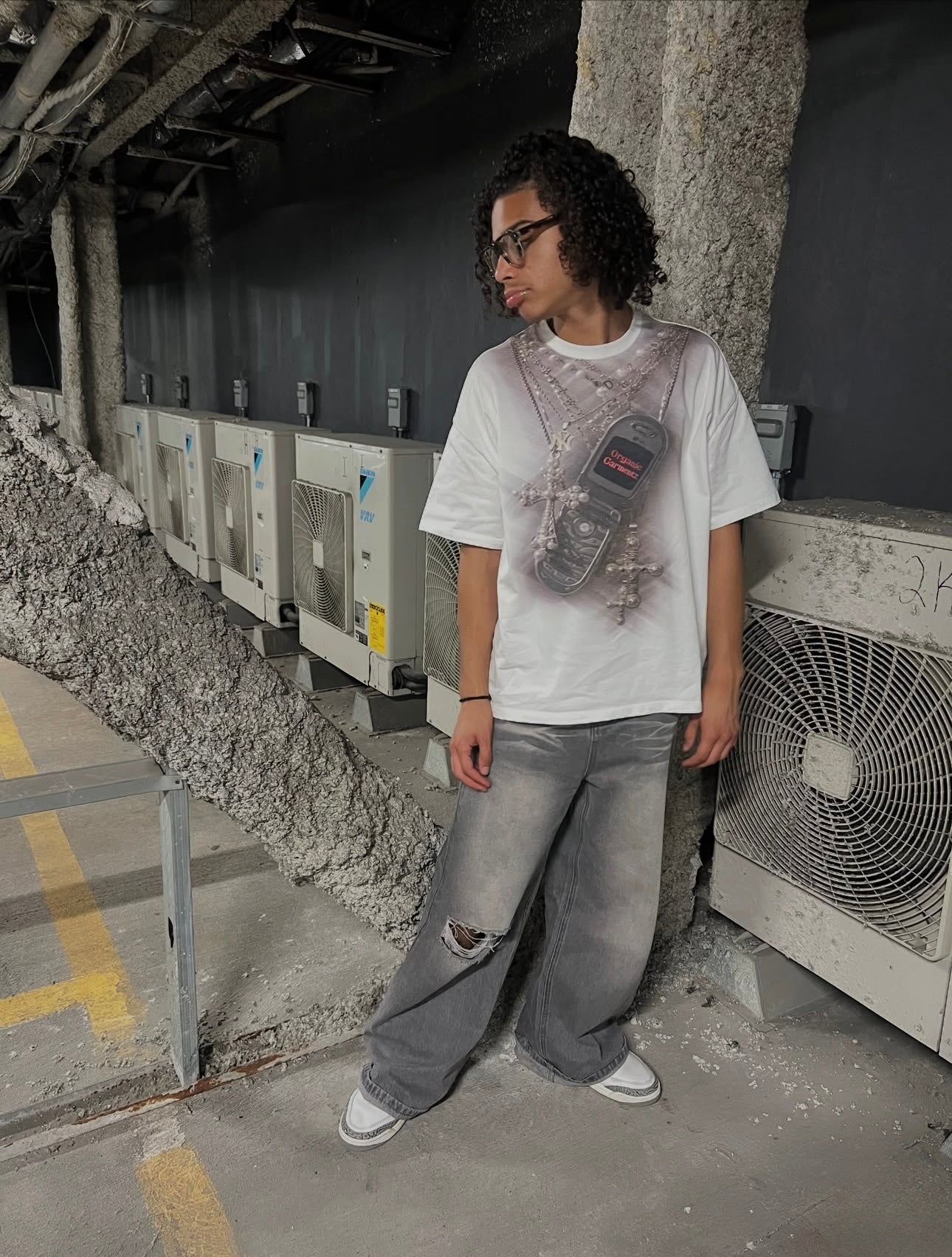 Ripped Bootcut Jeans
