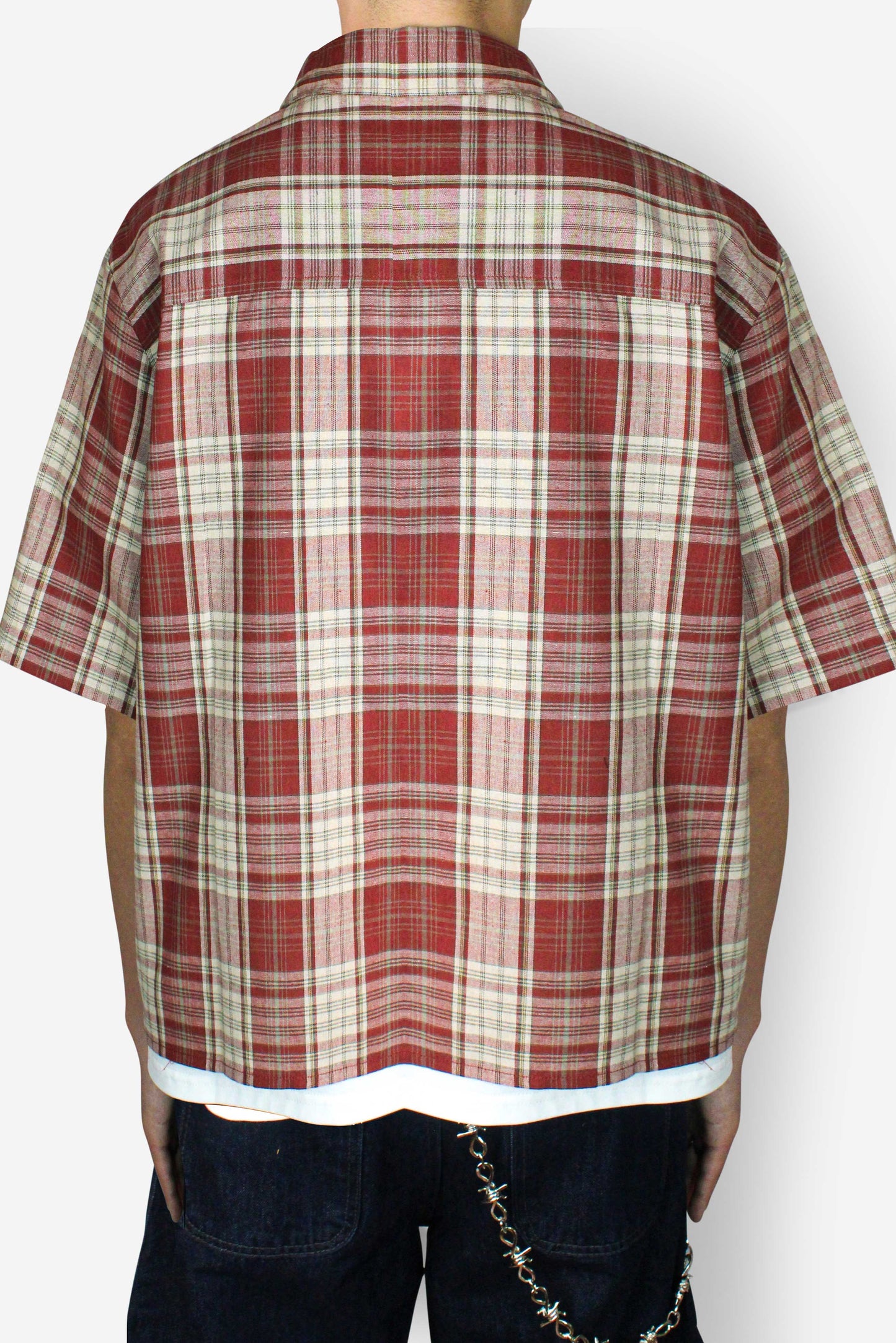 Plaid Cropped Shirt