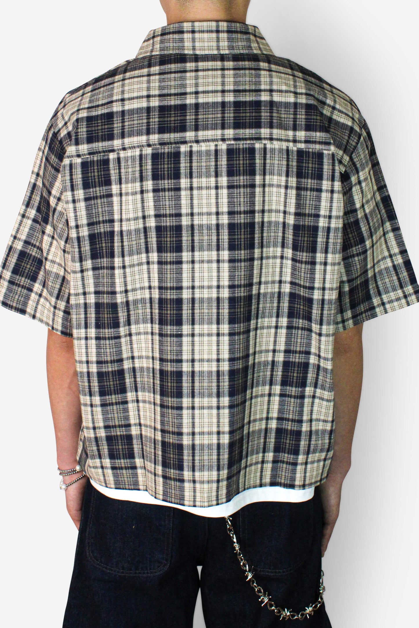 Plaid Cropped Shirt