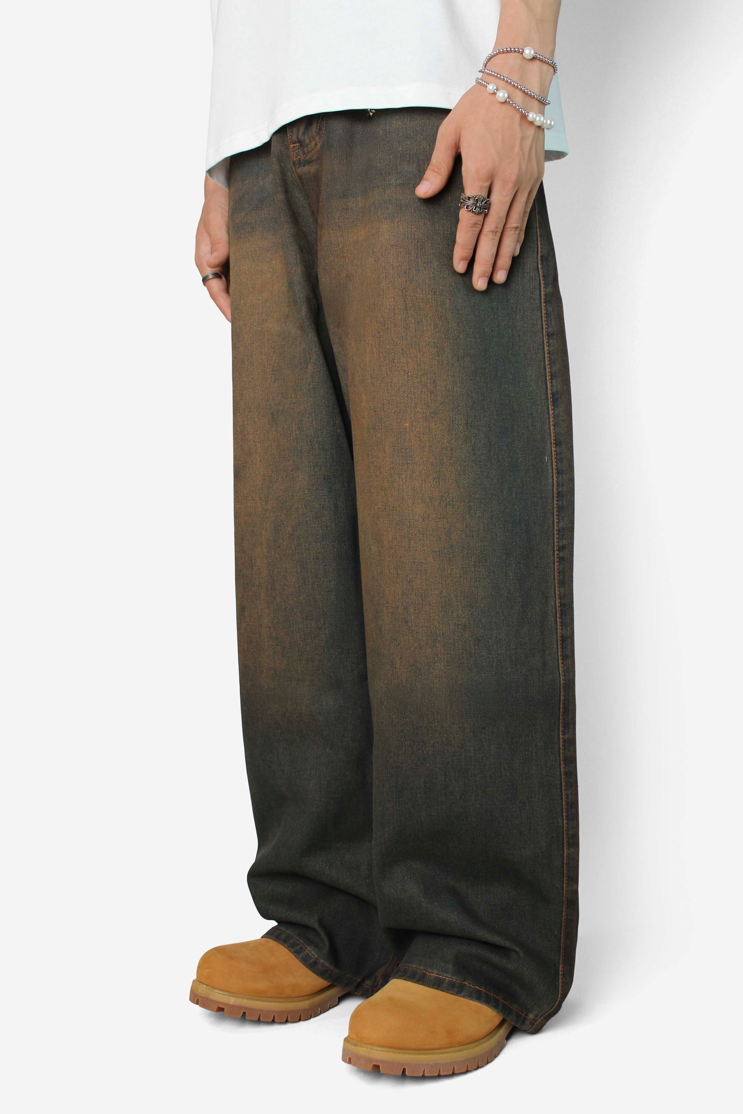 Coated Rustic Jeans