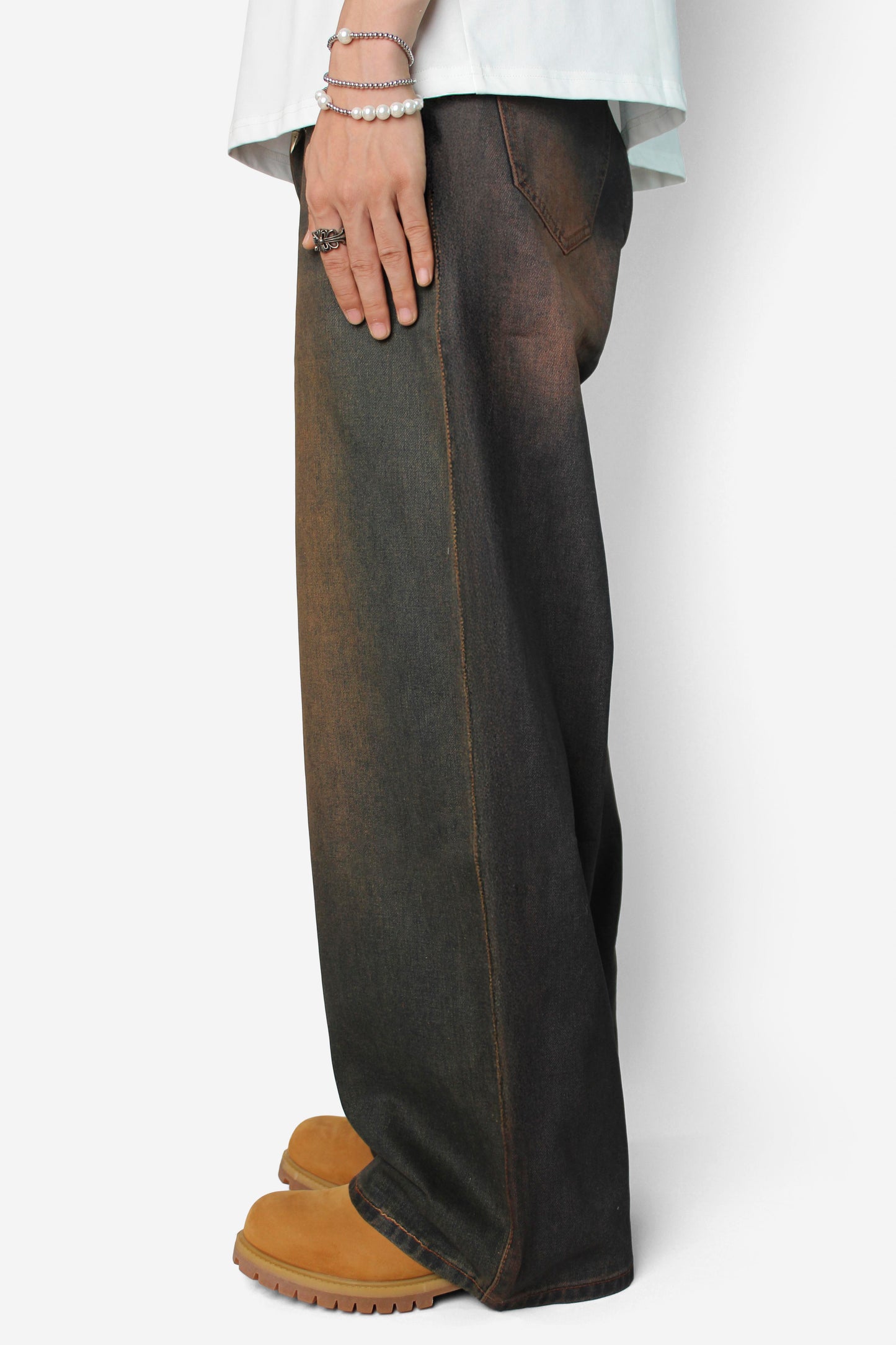 Coated Rustic Jeans