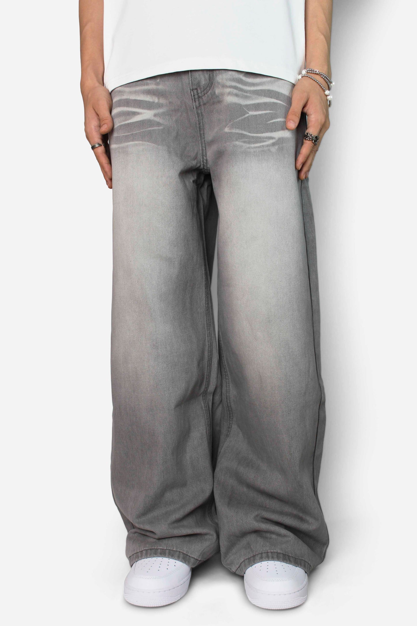 Ash Stacked Jeans