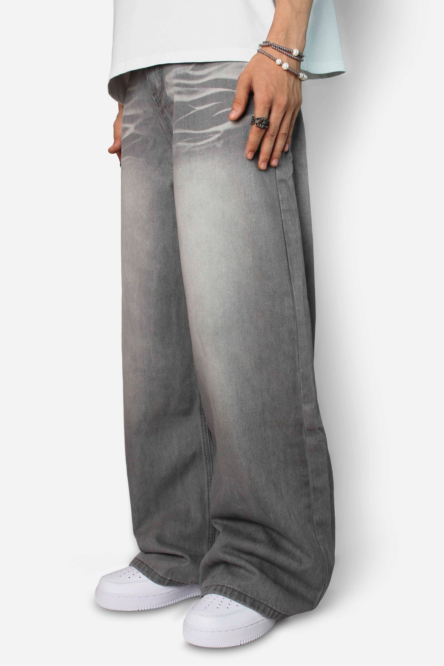 Ash Stacked Jeans