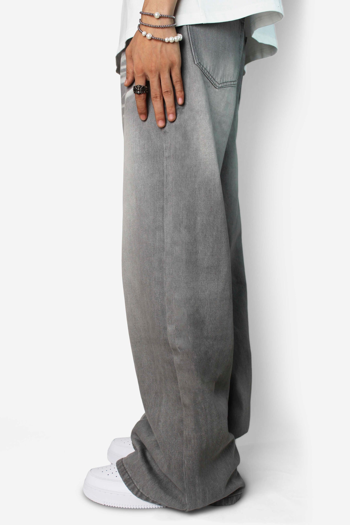 Ash Stacked Jeans