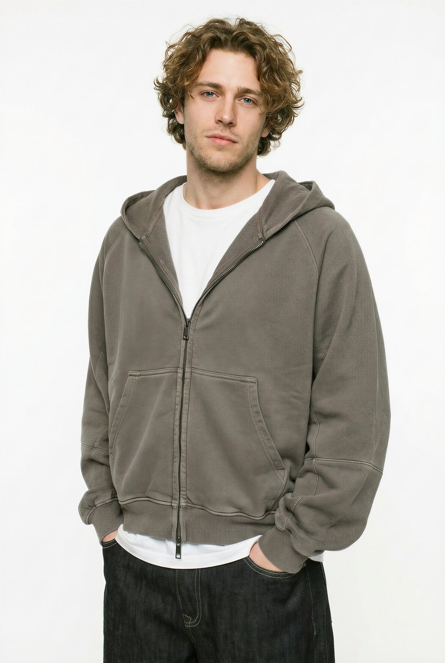 Cropped Boxy Hoodie