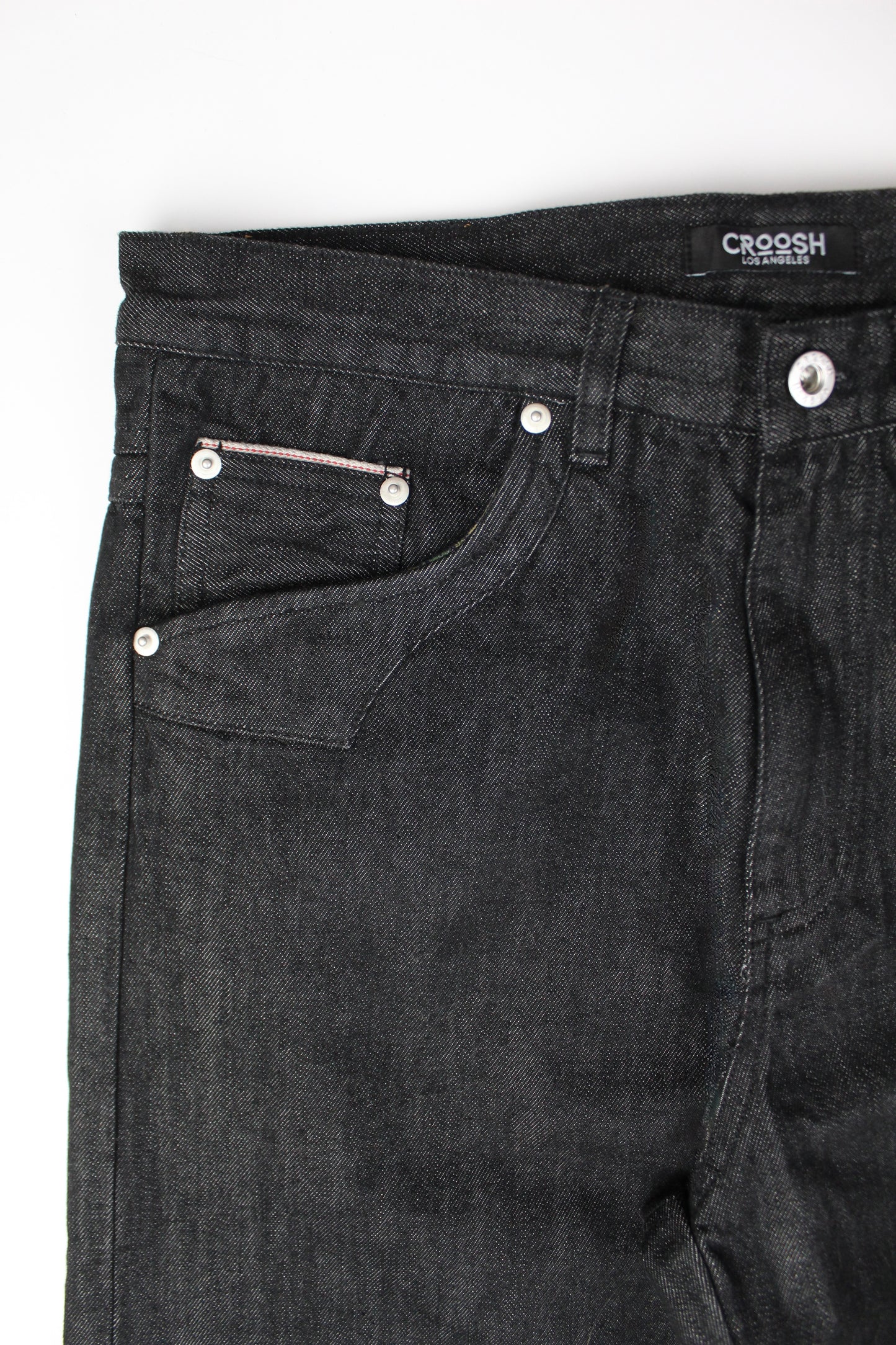 Decorated Straight Selvedge Jeans