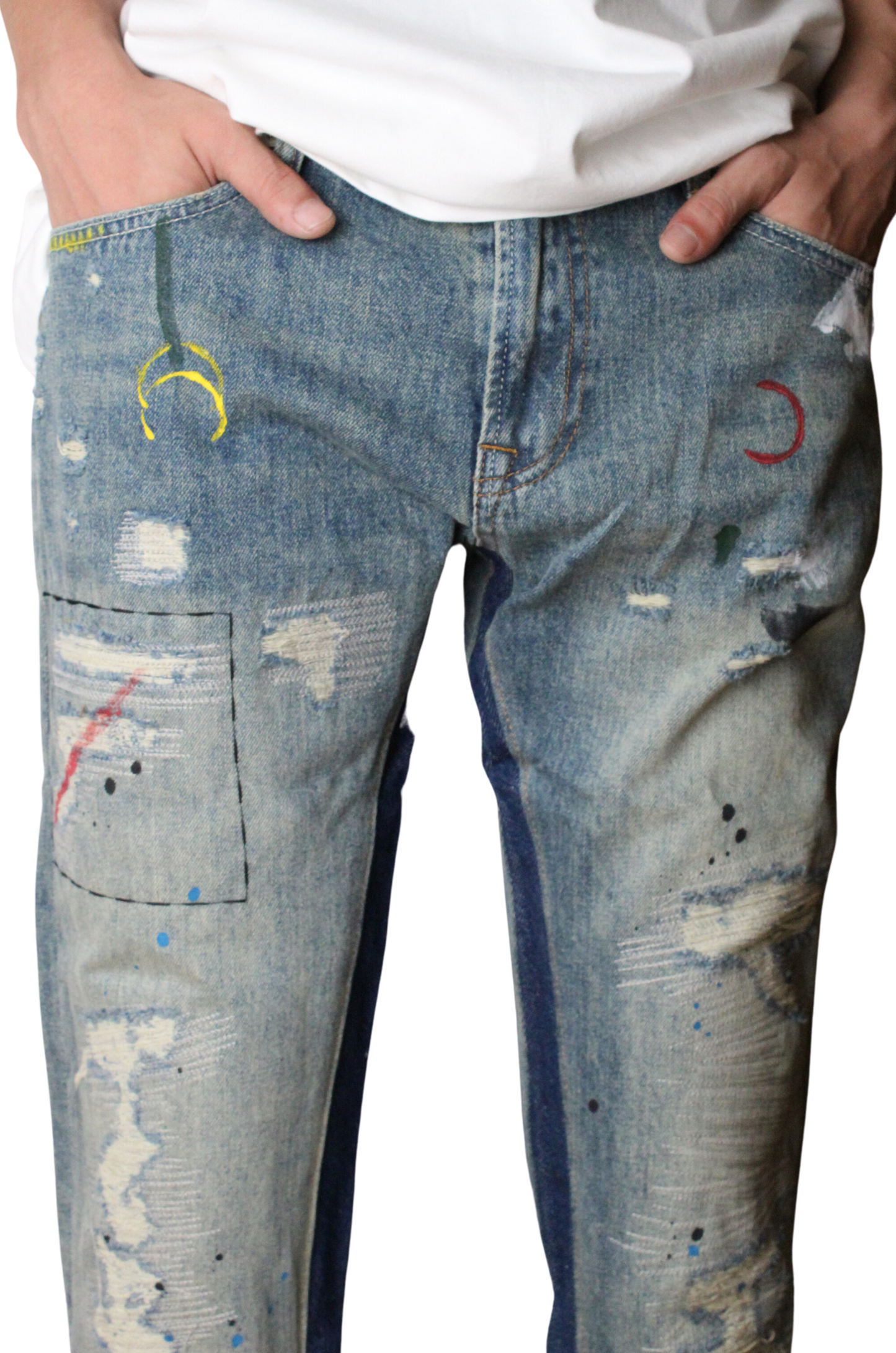 Artist Embroidery Jeans