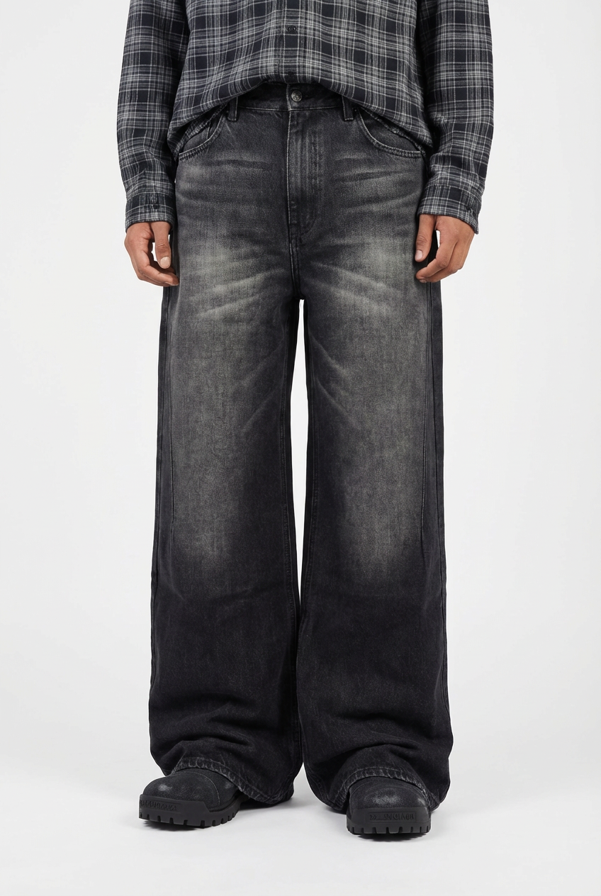 Faded Baggy Jeans