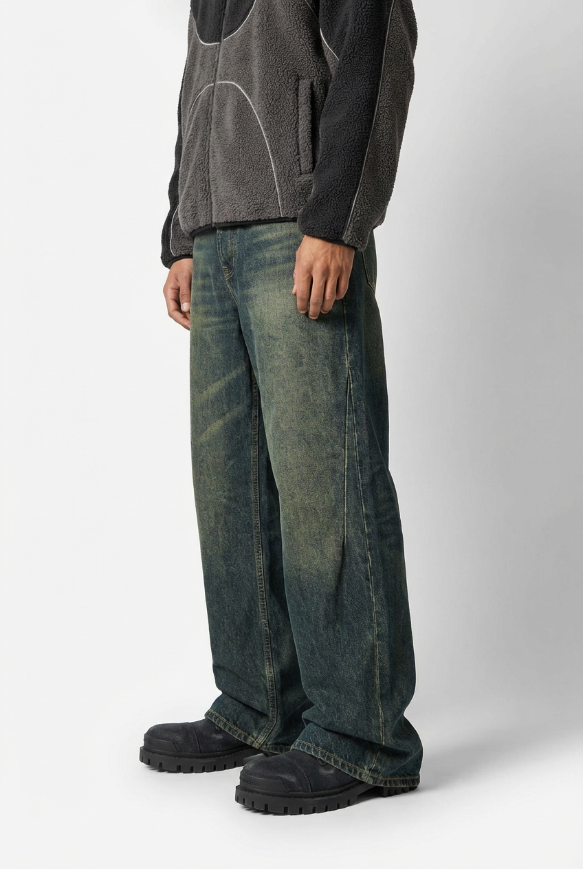 Faded Baggy Jeans