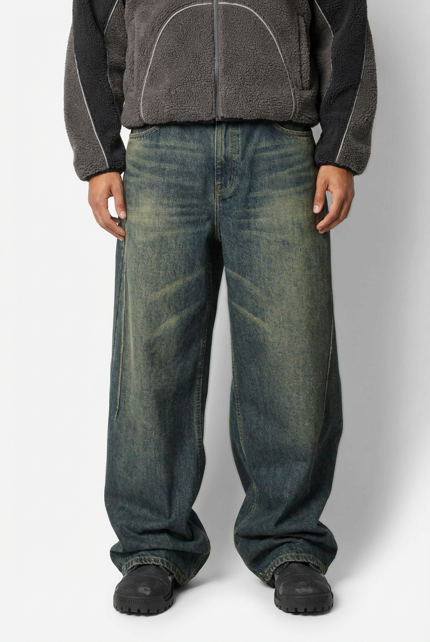 Faded Baggy Jeans