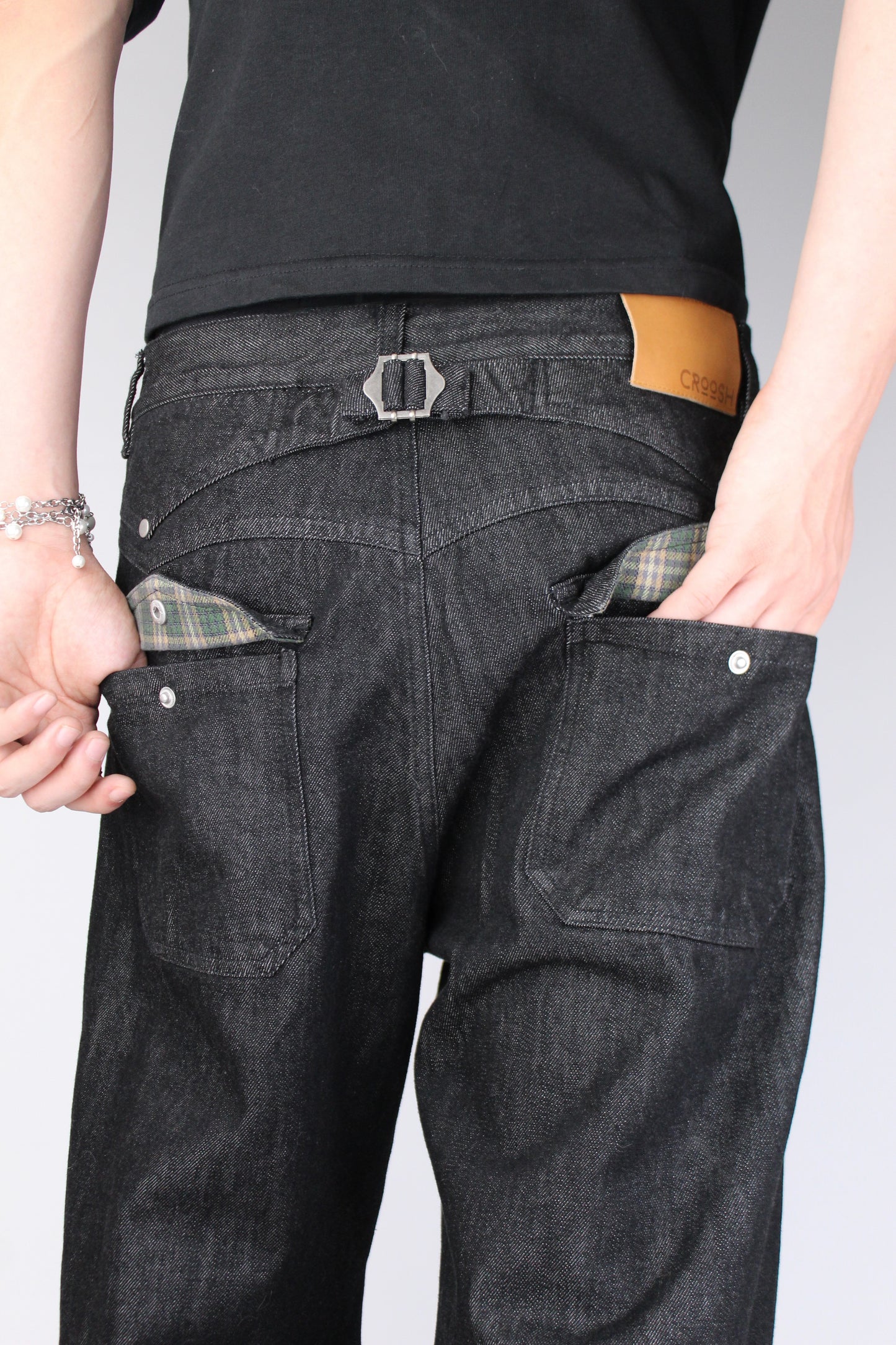 Decorated Straight Selvedge Jeans