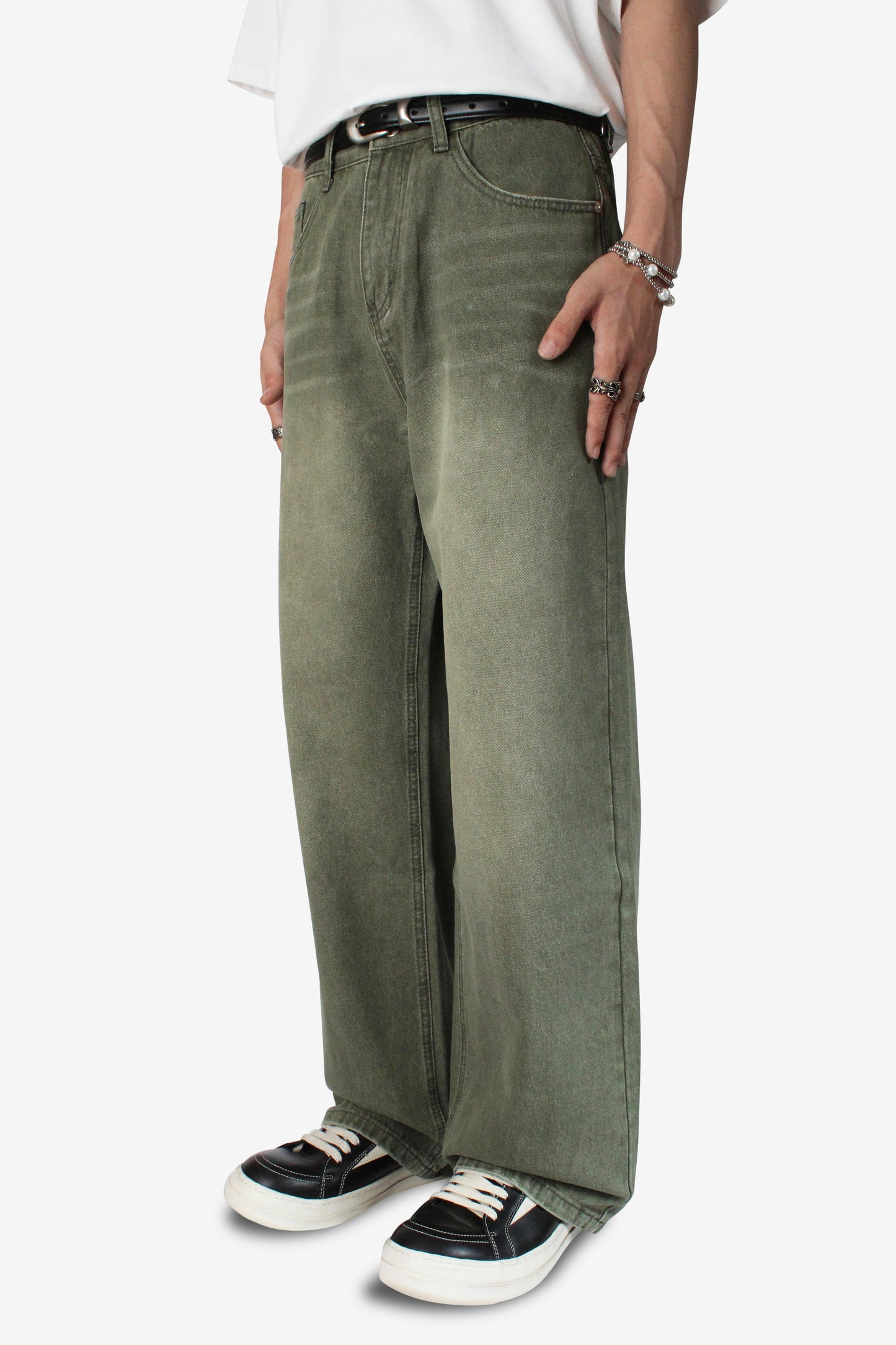 Olive Drifter Jeans