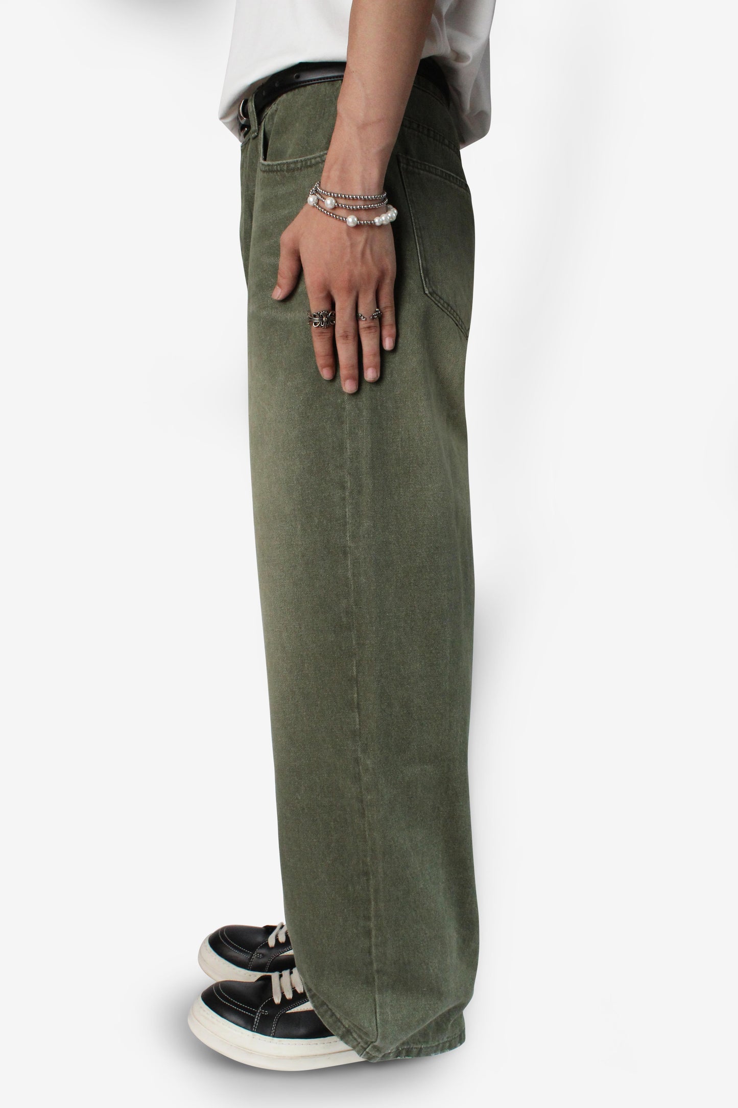 Olive Drifter Jeans