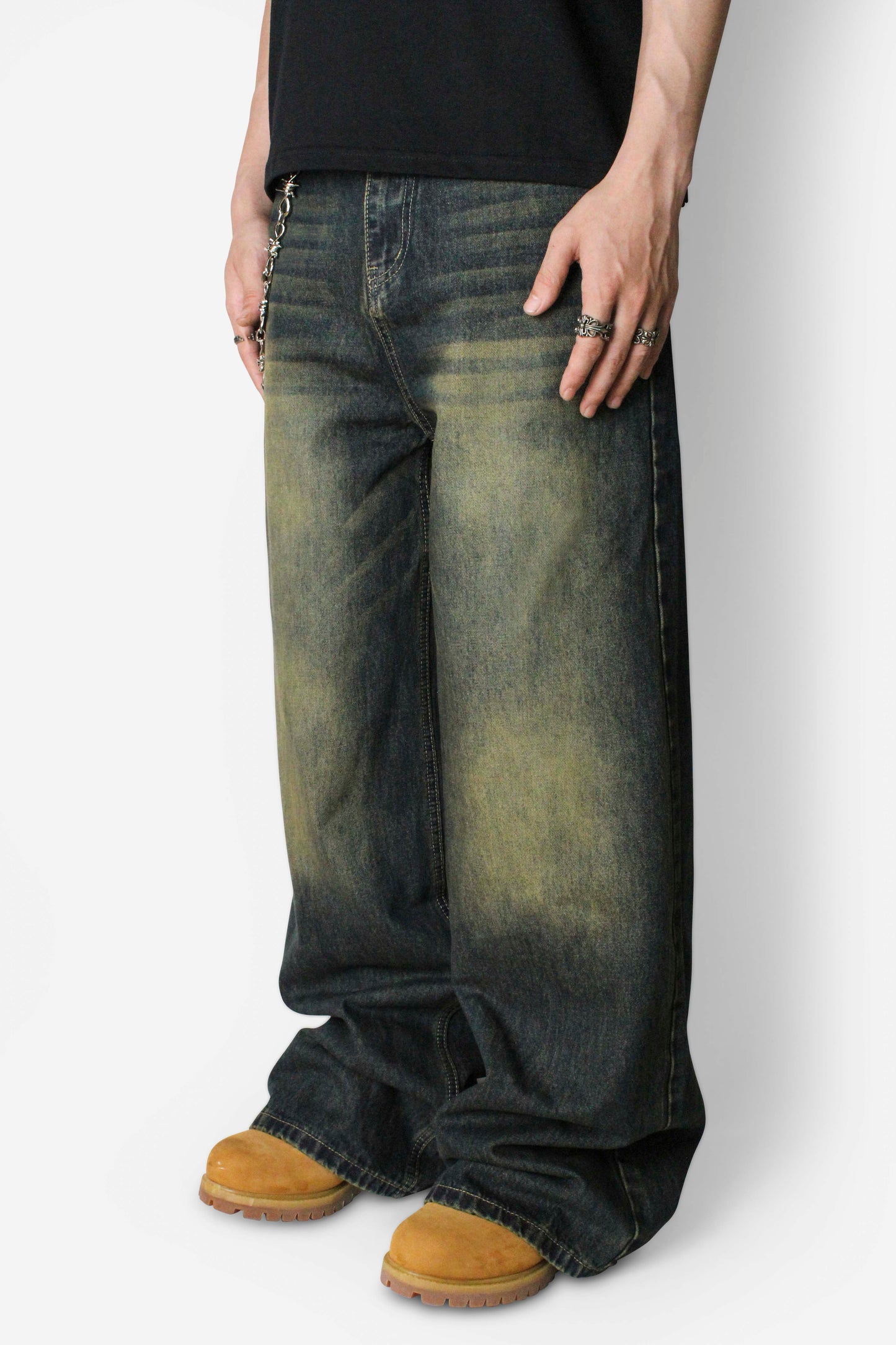 Stacked Baggy Jeans