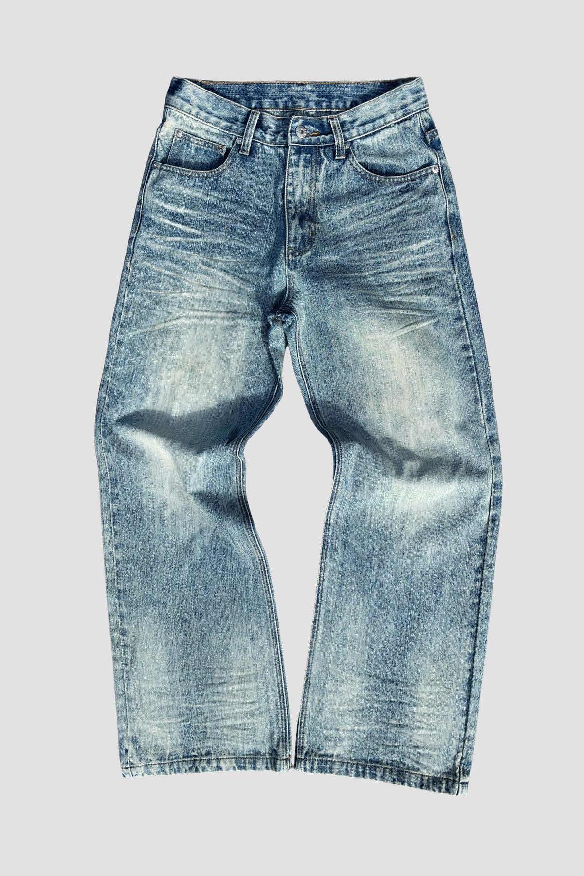 Slub Bootcut Jeans