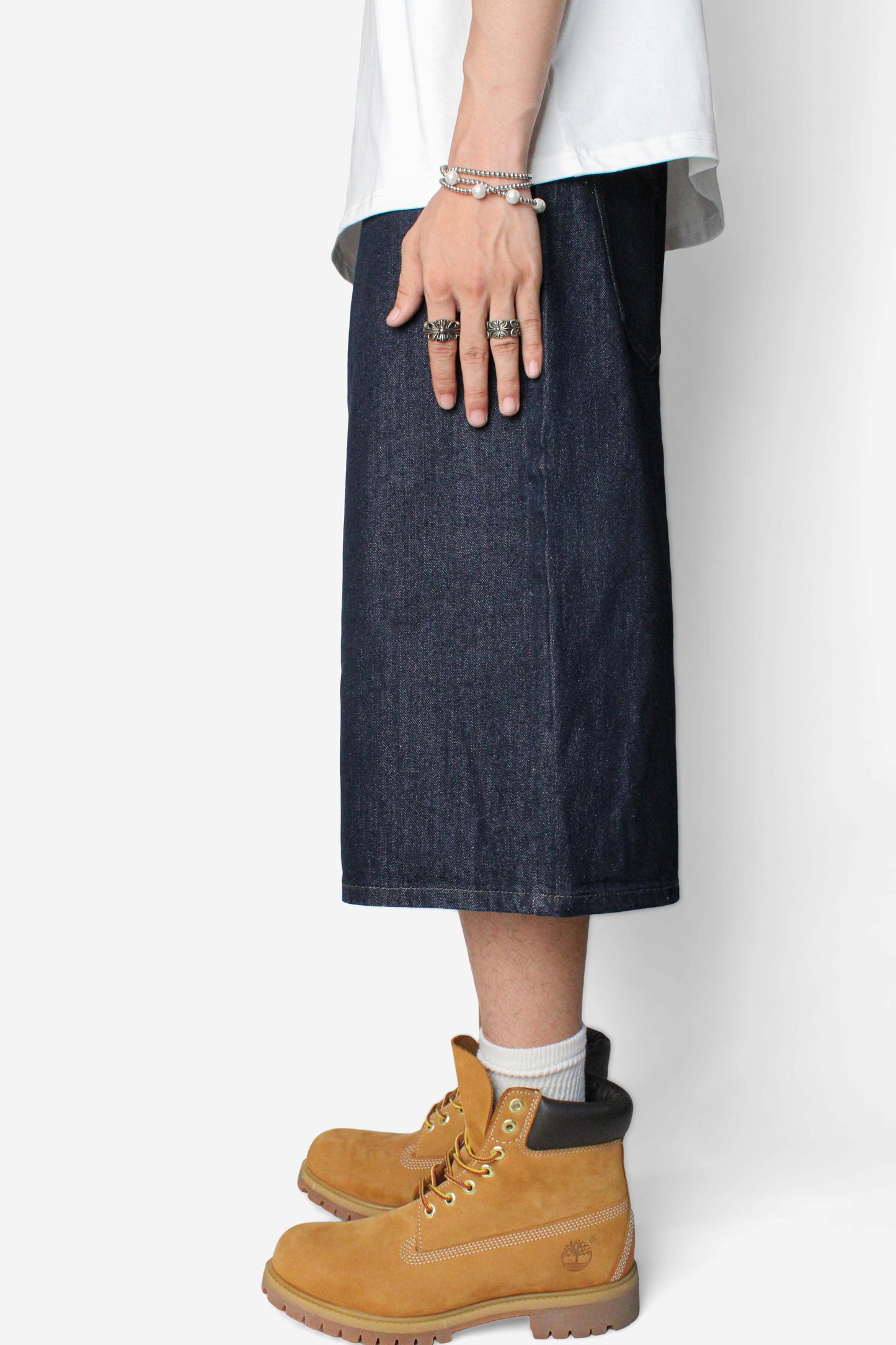 Raw Indigo Shorts