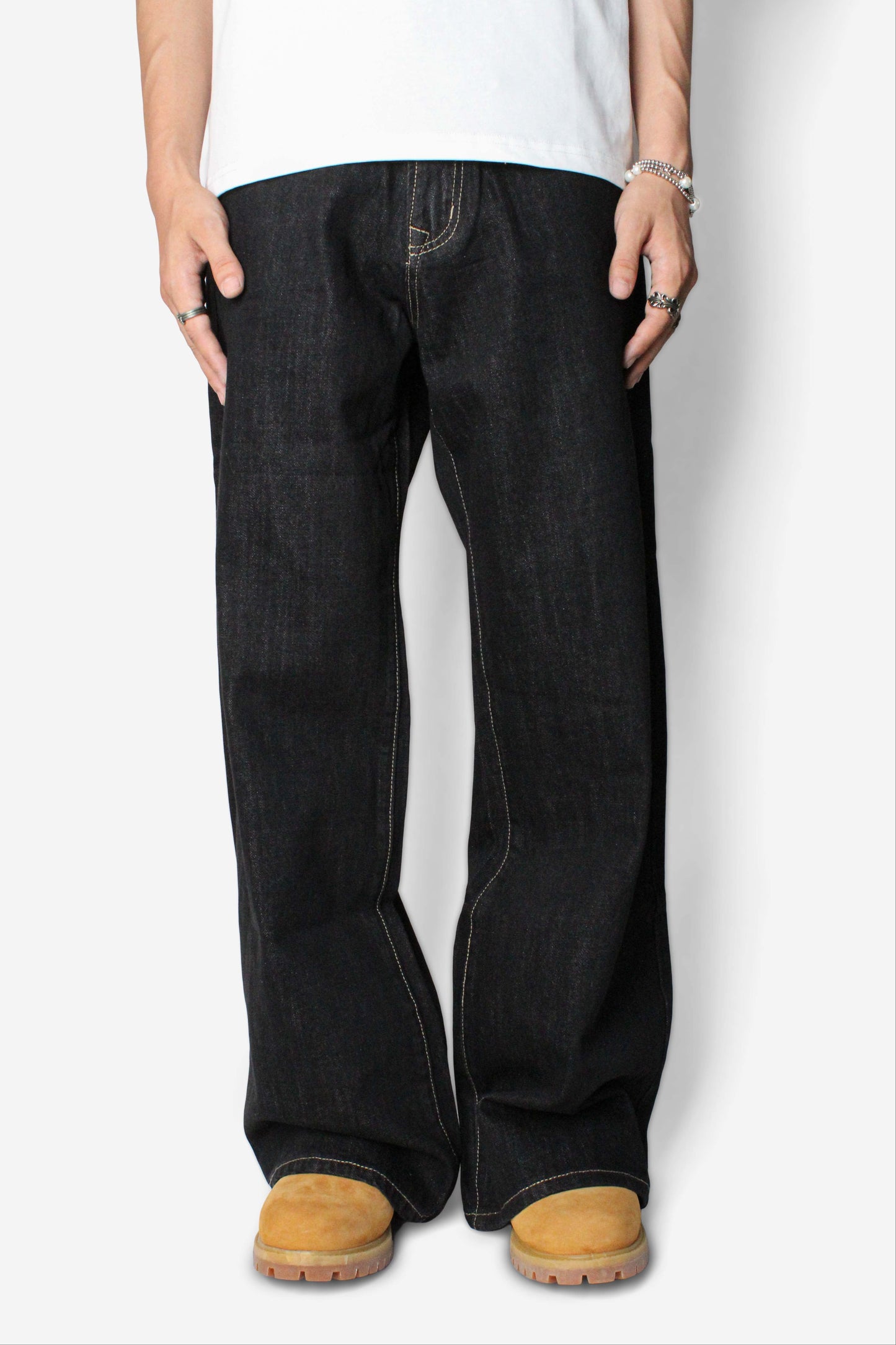 Raw Black Denim