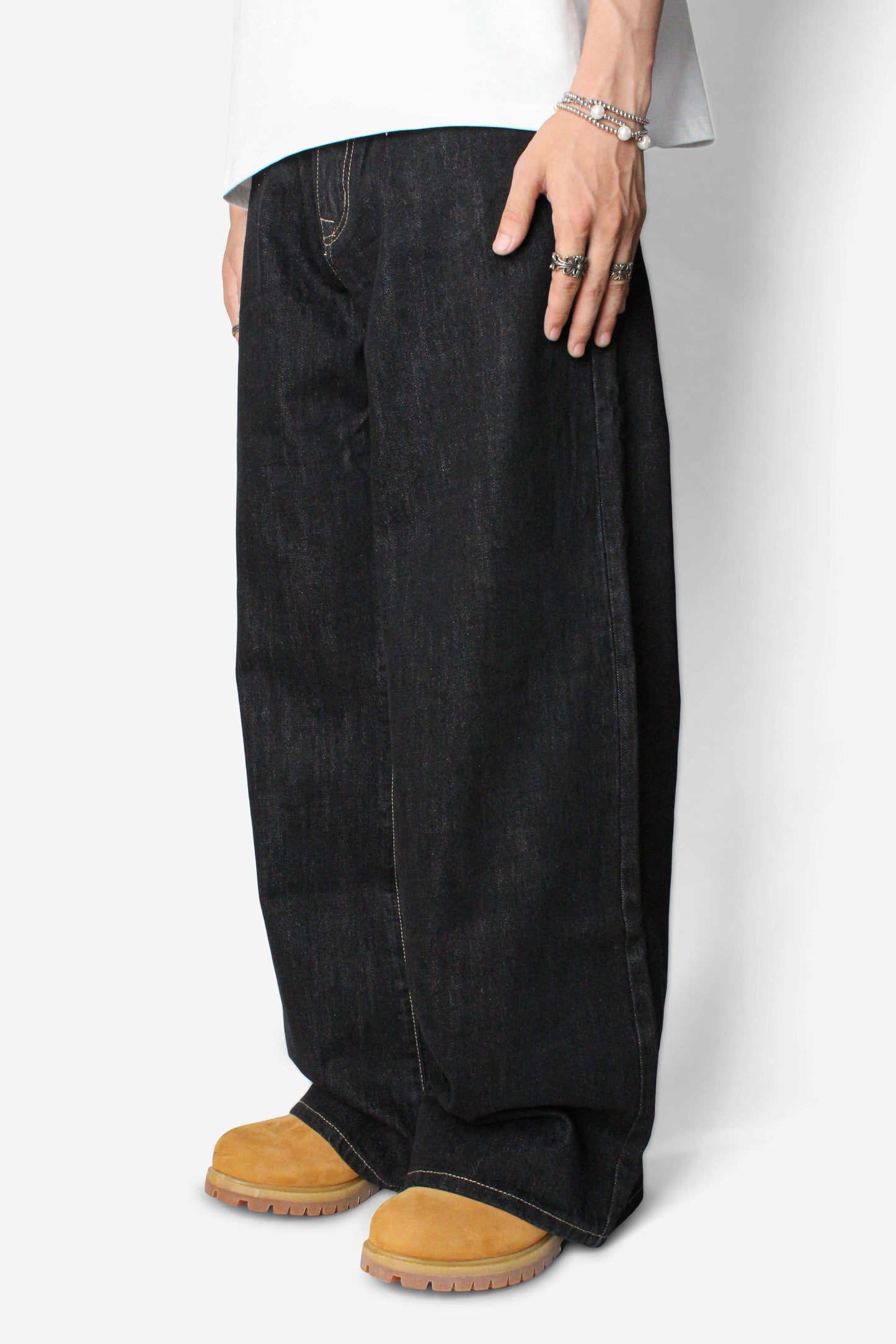 Raw Black Denim
