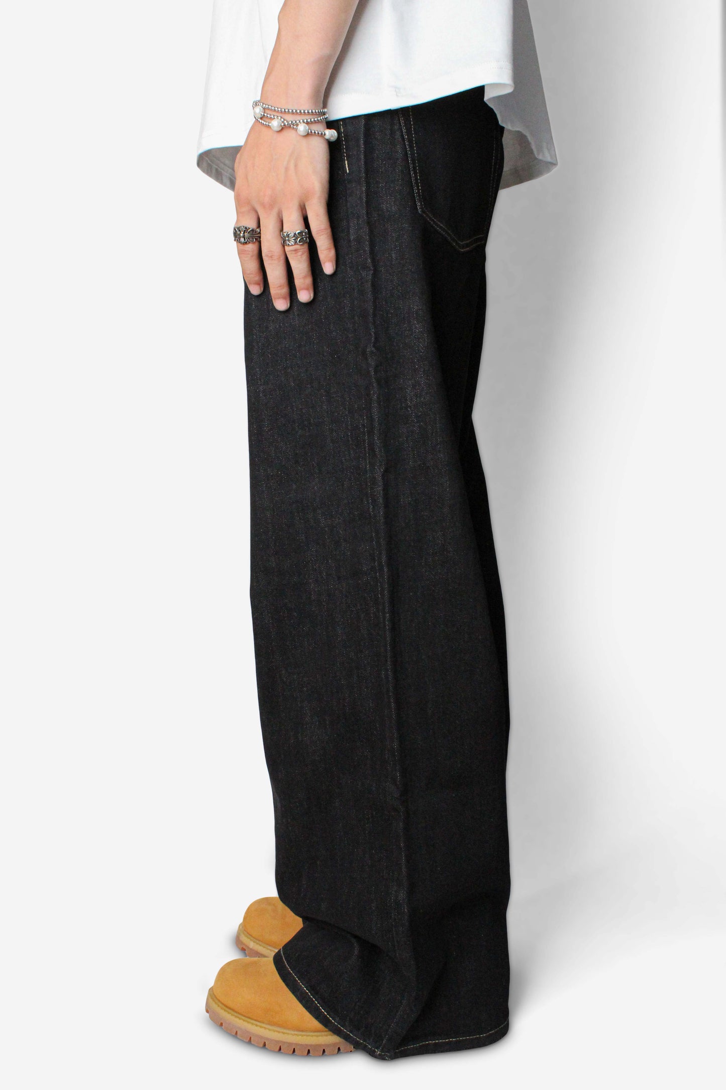 Raw Black Denim
