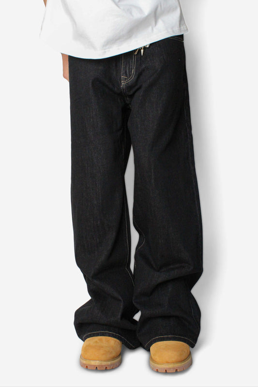 Raw Black Denim
