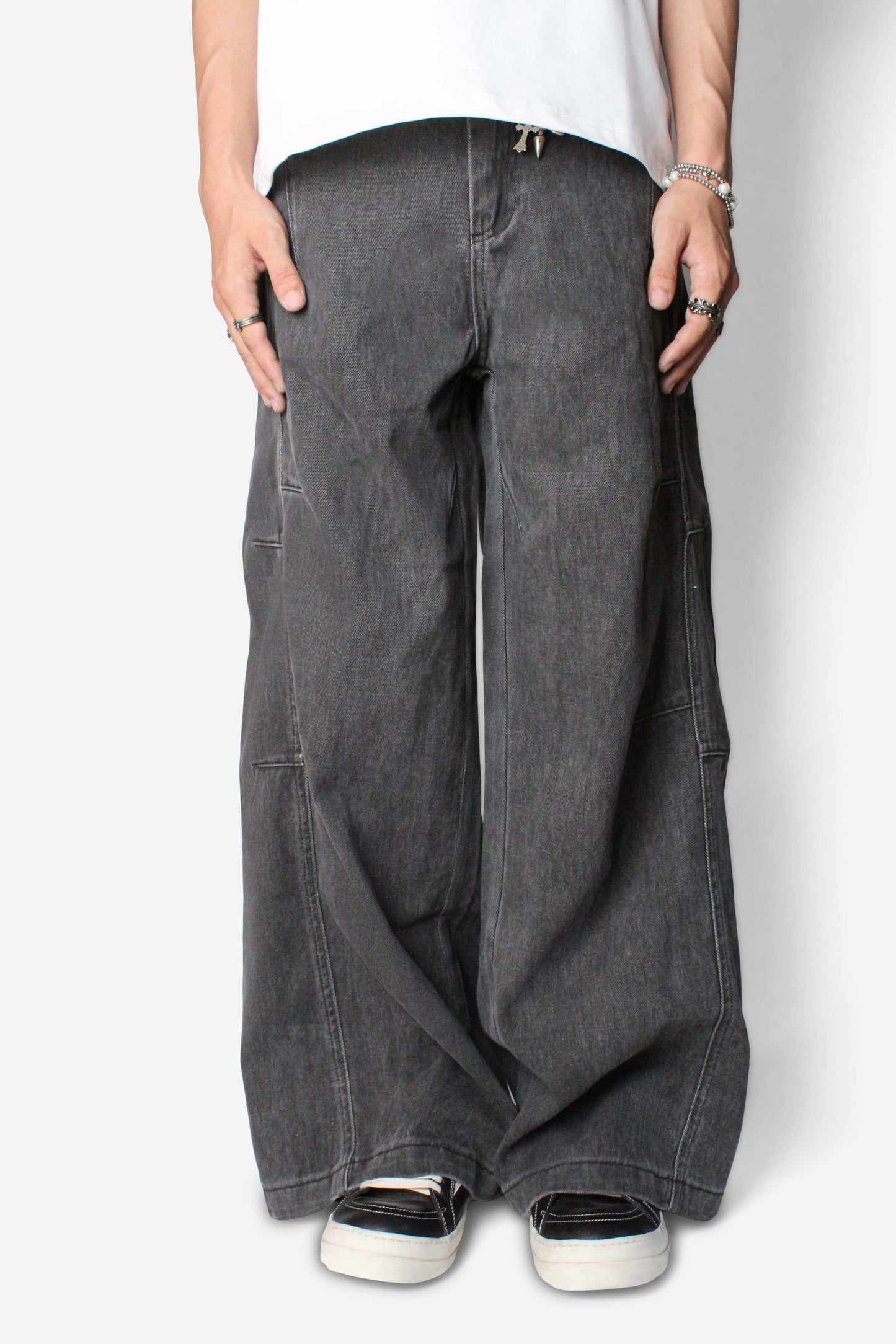 Washed Title Denim