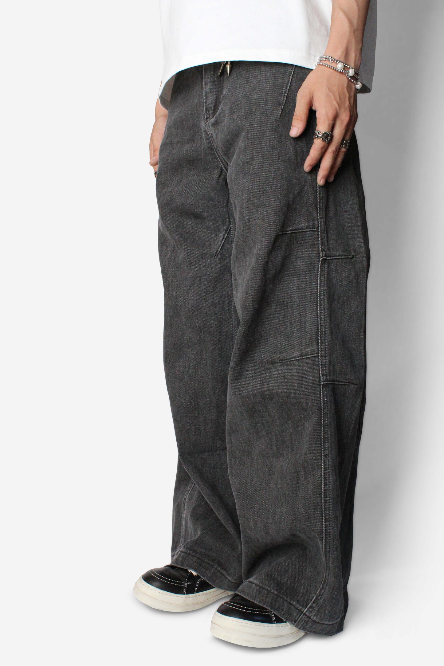 Washed Title Denim