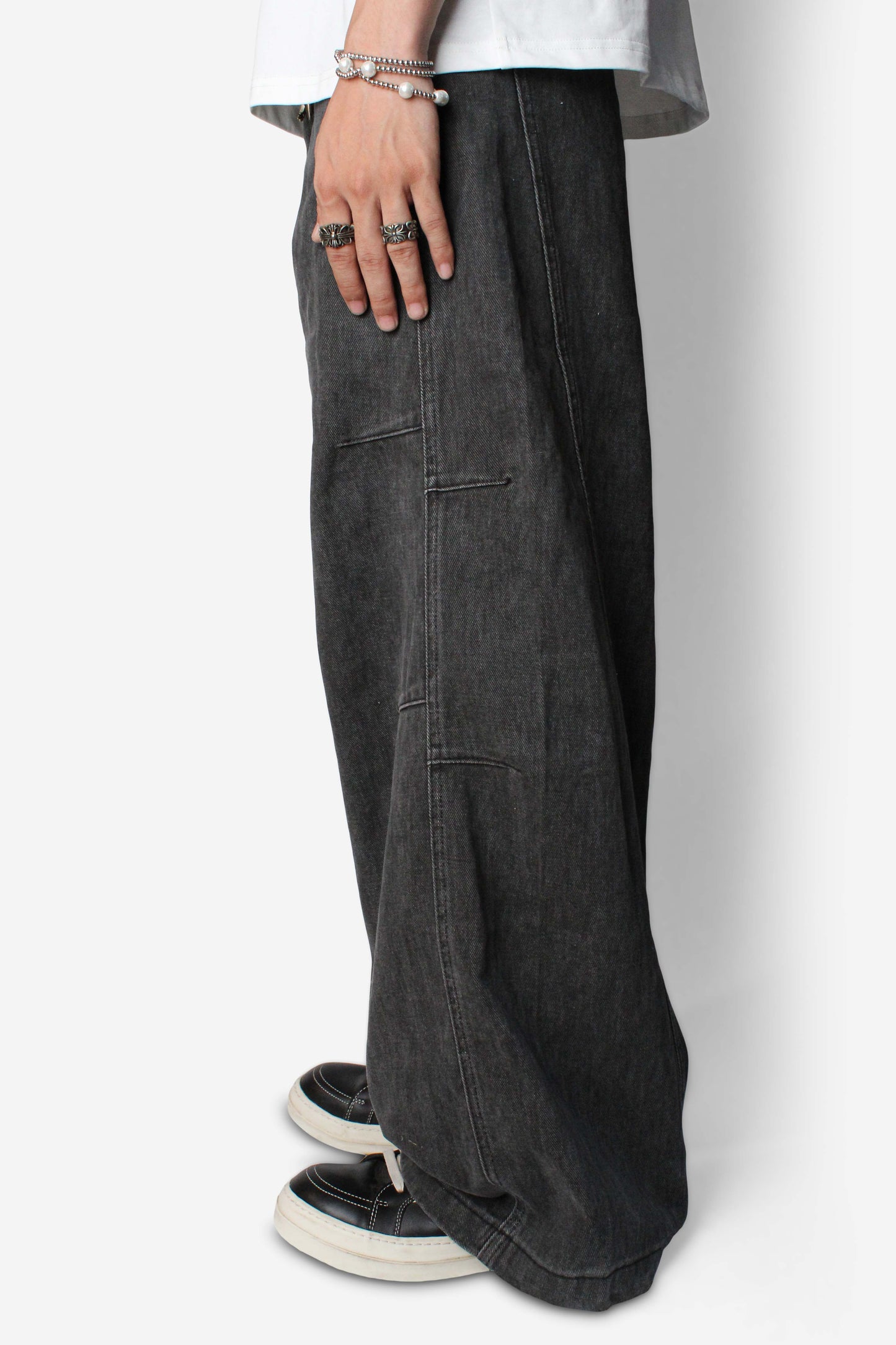 Washed Title Denim
