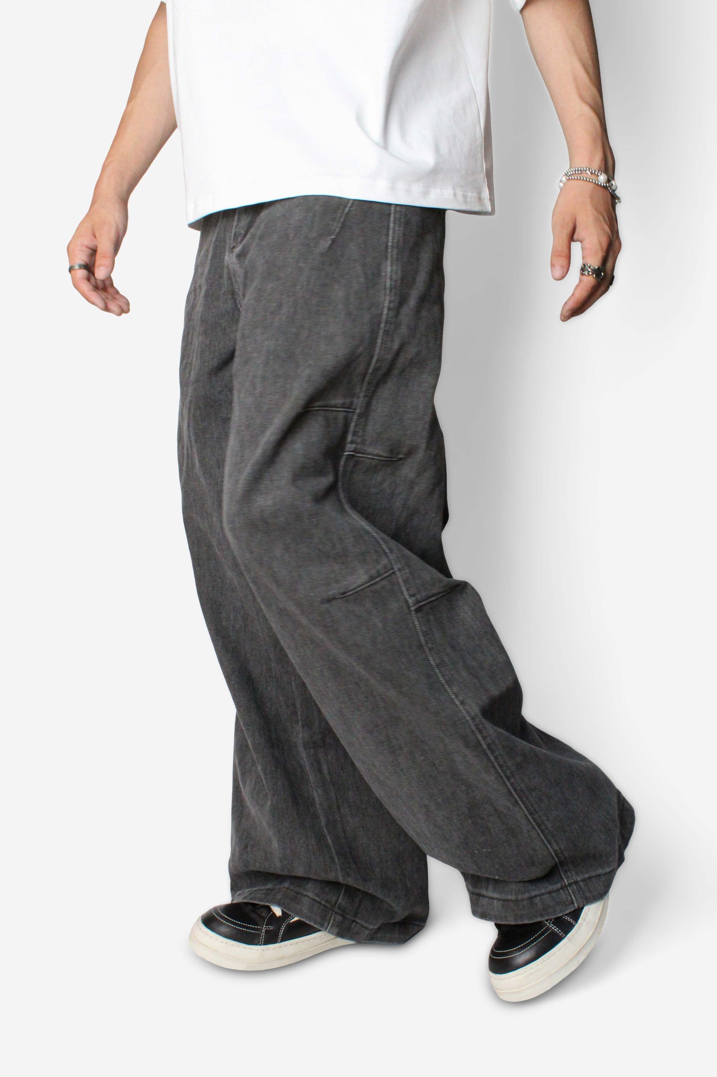 Washed Title Denim