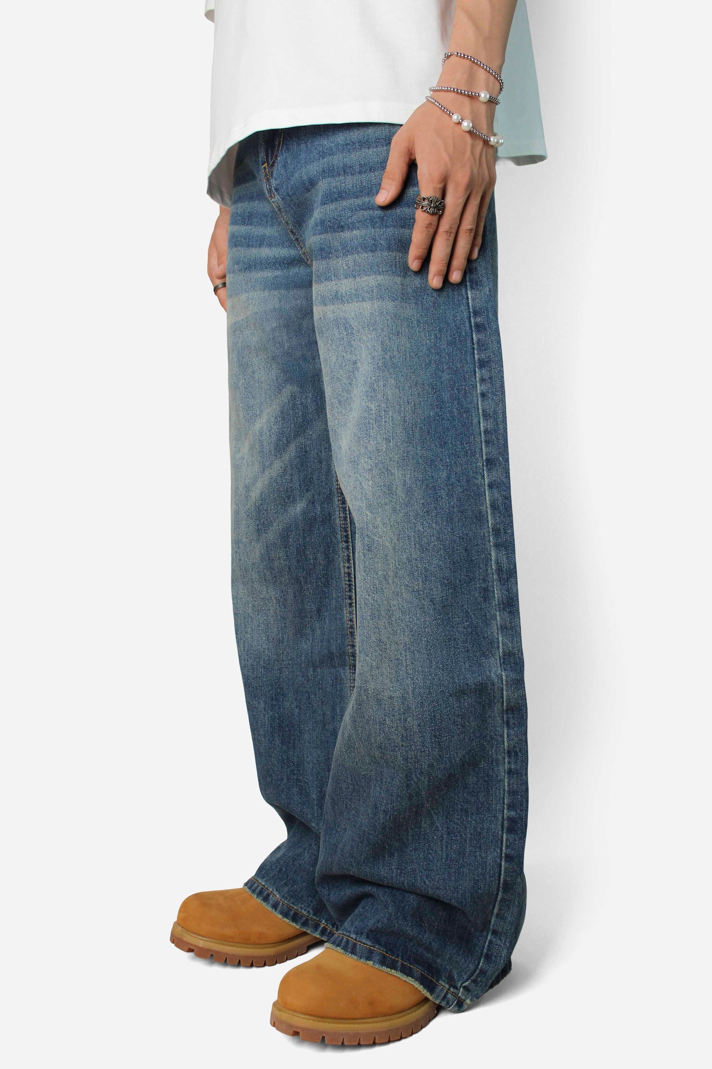 Stacked Baggy Jeans