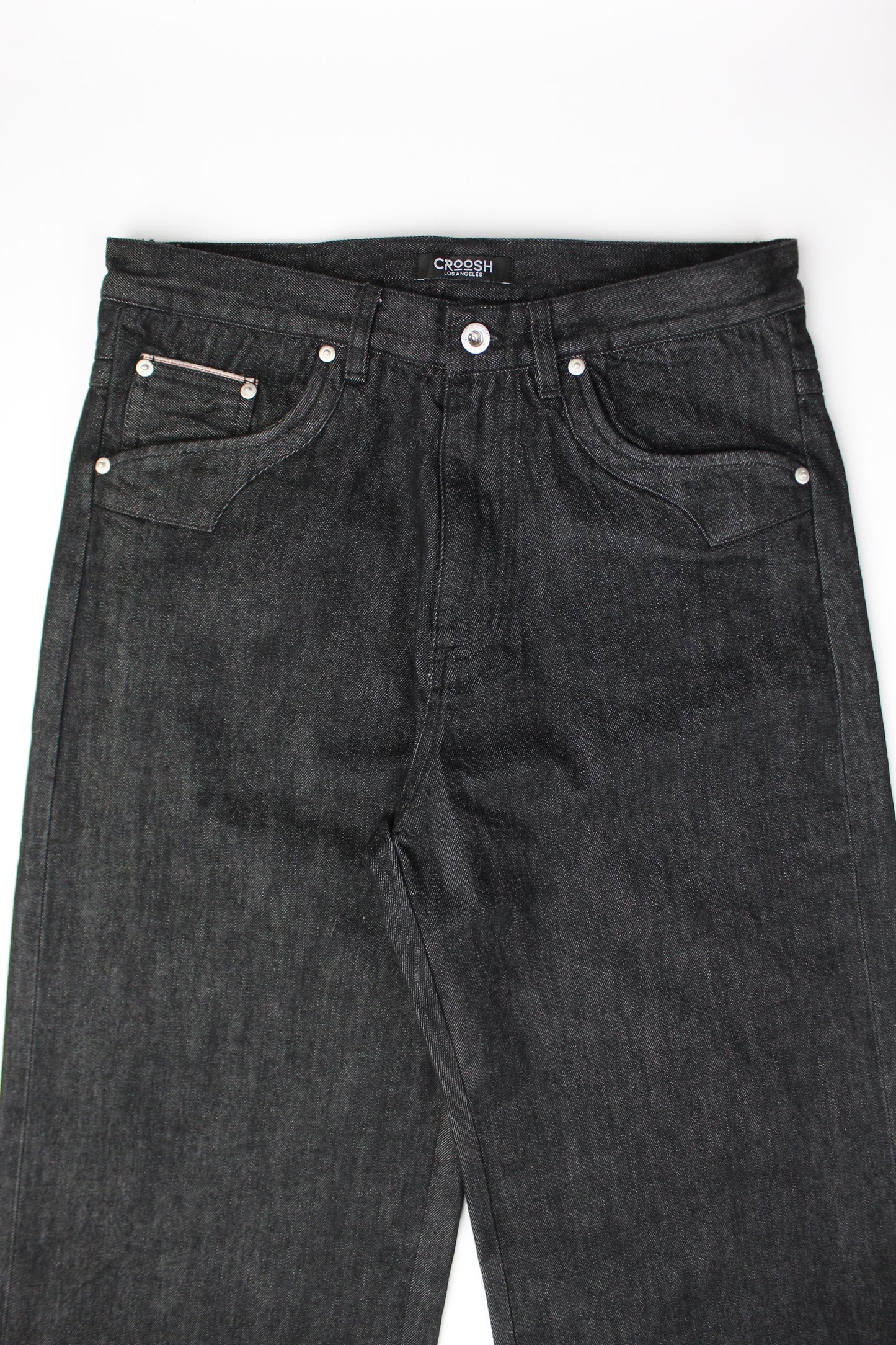 Decorated Straight Selvedge Jeans