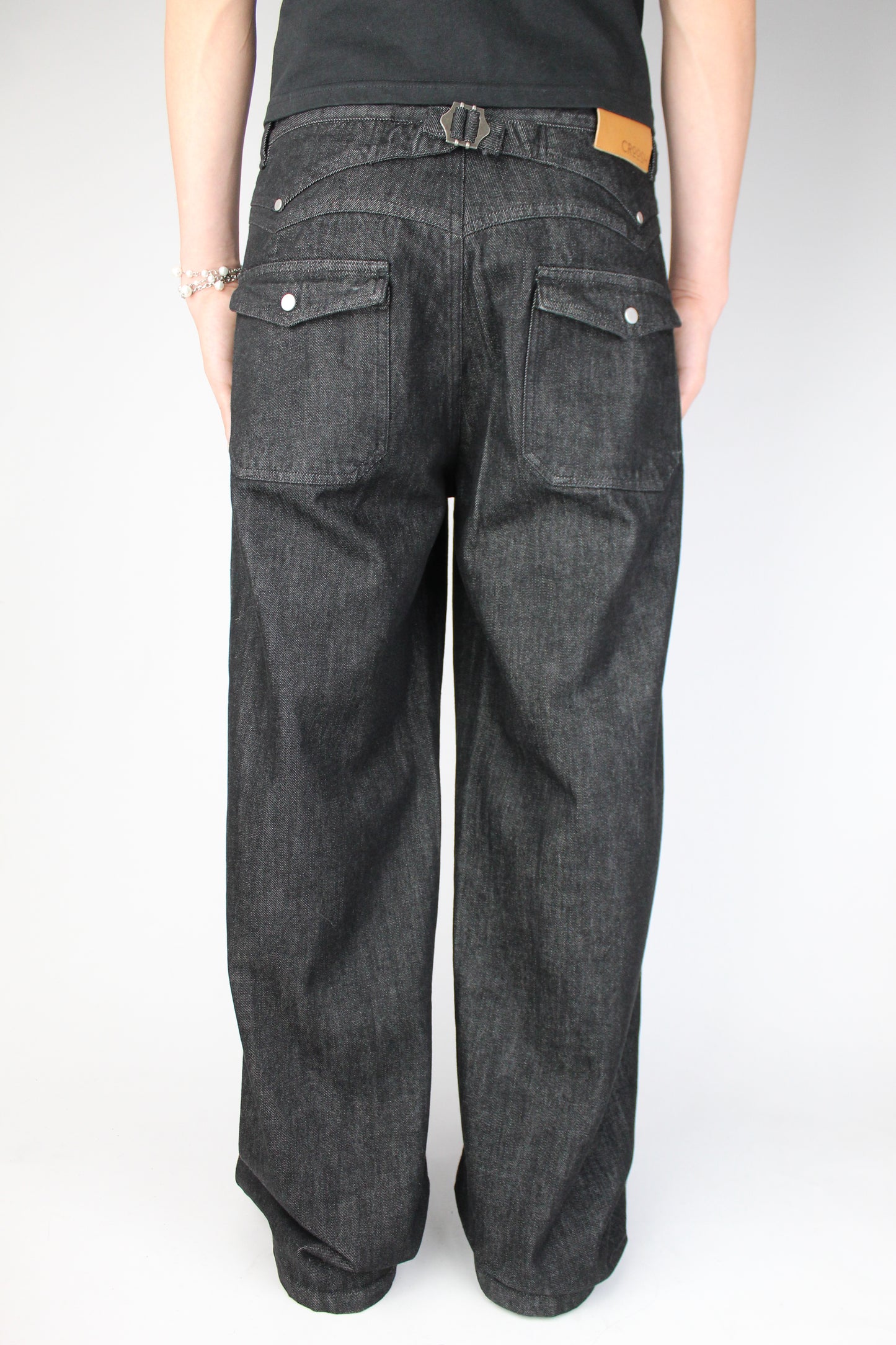 Decorated Straight Selvedge Jeans