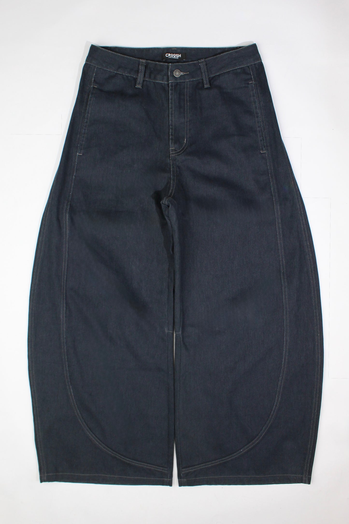 Matte Blue Curve Jeans