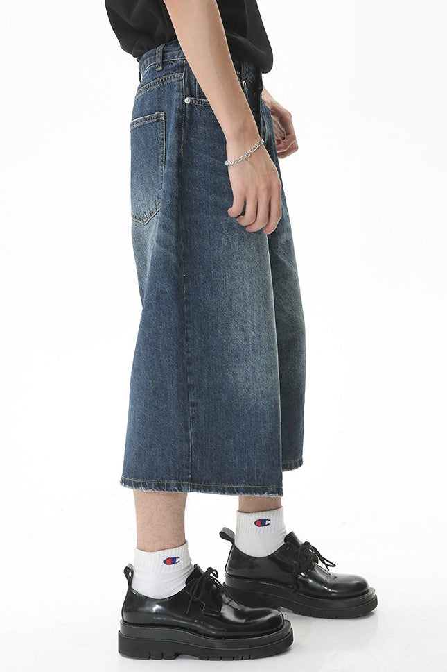 Long Jean Shorts